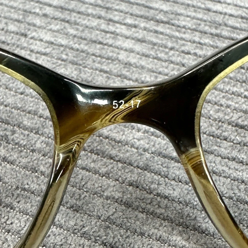 Bulova Newport Black Horn Cat Eye Eyeglasses‎ Frames 52-17-135 NEWPORT BKHRN